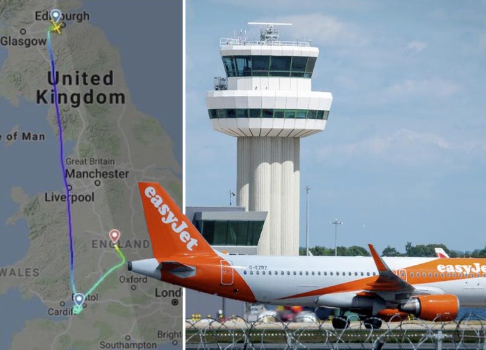 Samolot easyJet awaryjnie wylądował w Birmingham po uderzeniu pioruna