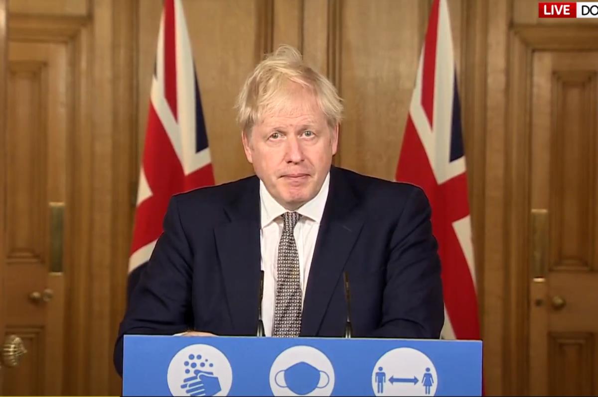 Boris Johnson ogłosił miesięczny lockdown w Anglii