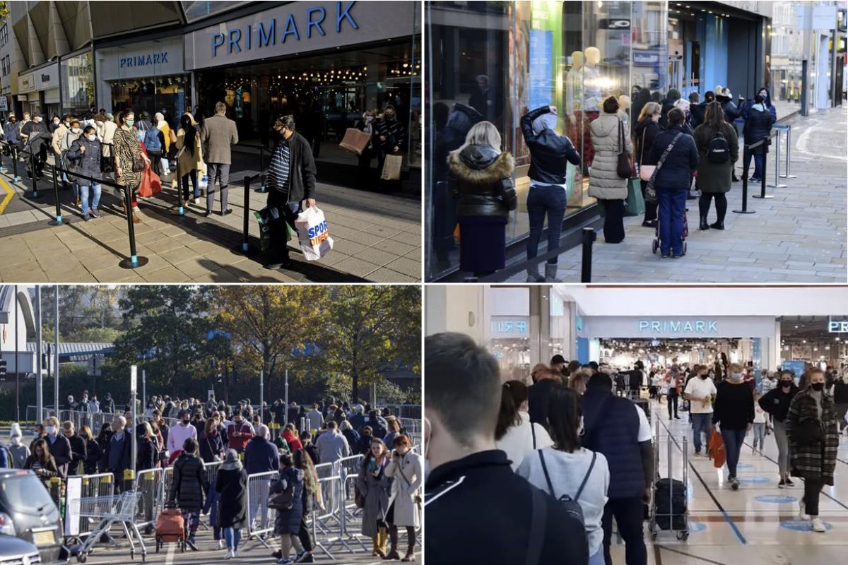 Ogromne kolejki przed Primarkiem i Ikeą dzień przed lockdownem