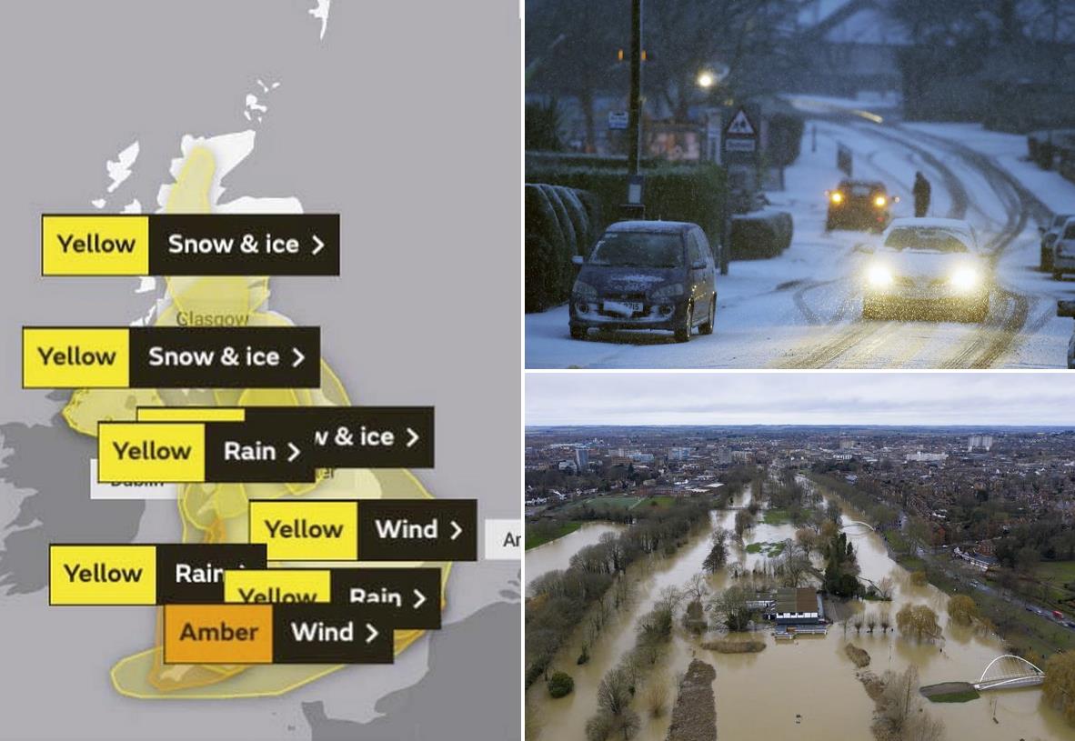 Sztorm Bella: Ewakuowano 1300 domów. Meteorolodzy zapowiadają śnieg, deszcz i porywiste wiatry