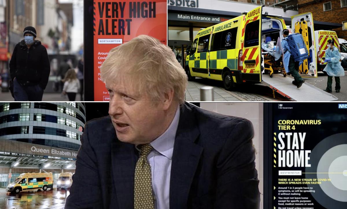 Boris Johnson wprowadzi całkowity lockdown, z zamkniętymi szkołami, aż do Wielkanocy?