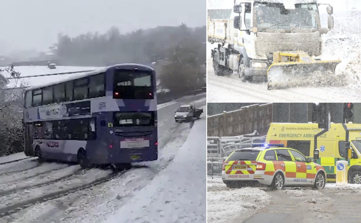 Śnieżyce w Anglii. Pogotowie w Yorkshire ogłasza stan wyjątkowy