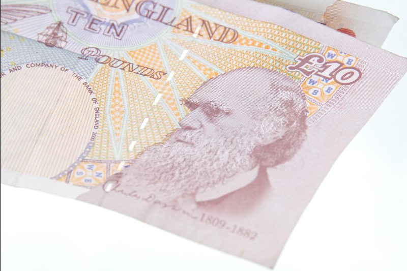 Nowe banknoty  dziesięciofuntowe