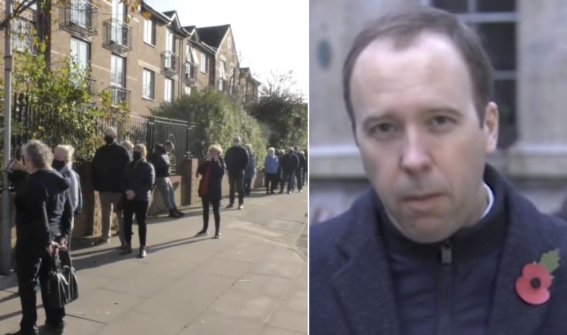 Masowe testy na koronawirusa zostaną wdrożone w 66 obszarach Anglii