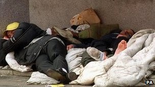 Wzrost bezdomnej młodzieży