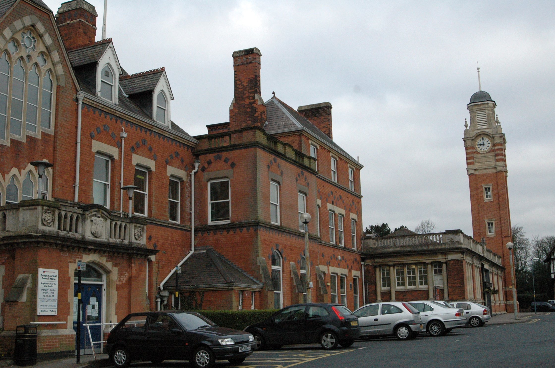 Budynek urzędu stanu cywilnego w Sutton Coldfield na sprzedaż