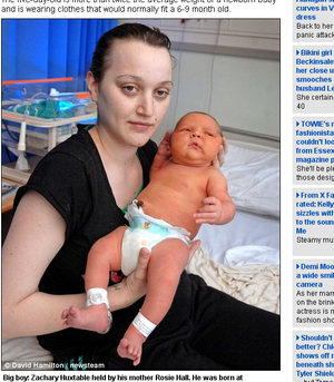 W Birmingham urodził się gigantyczny chłopczyk!