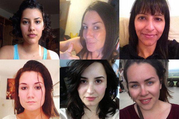 Tysiące kobiet fotografują się bez makijażu, żeby wesprzeć walkę z rakiem