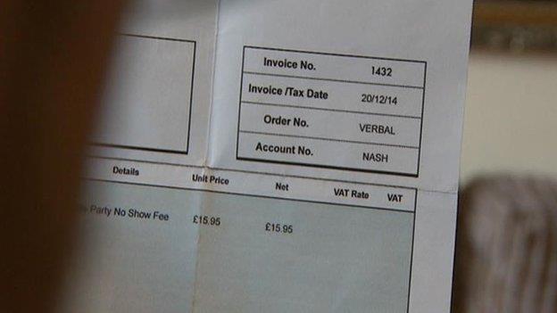 5-latek otrzymał rachunek na £15.95 za nieobecność na przyjęciu urodzinowym kolegi