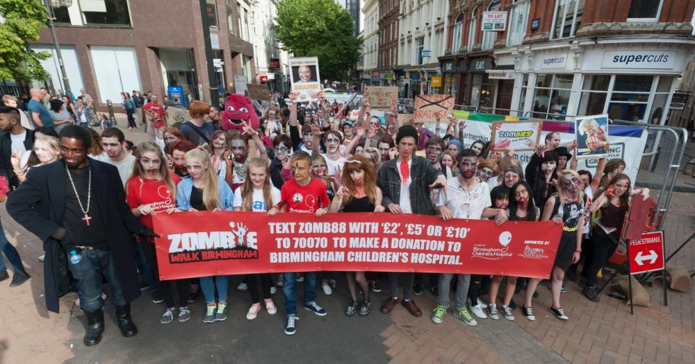 Zombie Walk w Birmingham