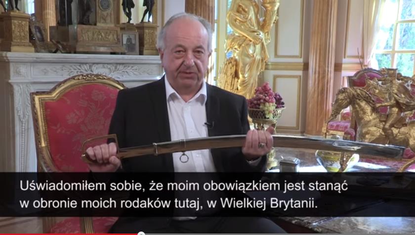 Polski arystokrata broni honoru Polaków na Wyspach