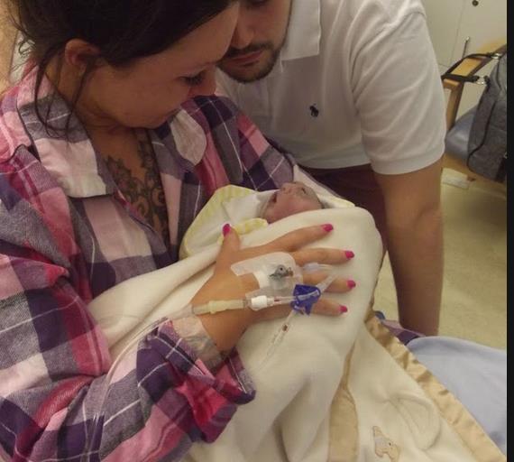 Najmłodszy dawca w Wielkiej Brytanii, żył tylko 100 minut