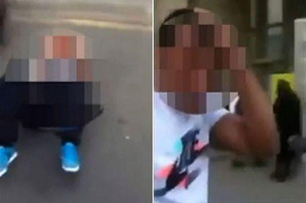 Brutalny atak w centrum miasta – kobieta kopała leżącego na ziemi mężczyznę