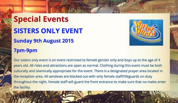 W parku wodnym dozwolony ubiór tylko zgodny z zasadami islamu