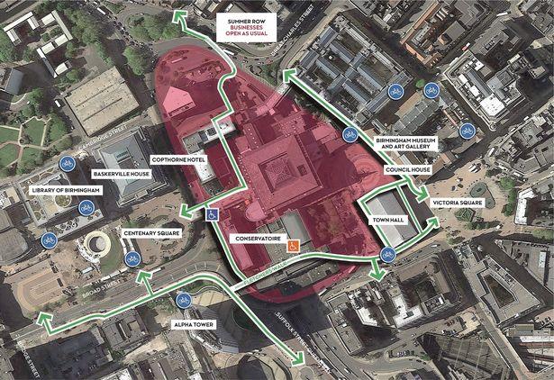 1 listopada Paradise Forum w Birmingham zostanie zamknięte dla przechodniów