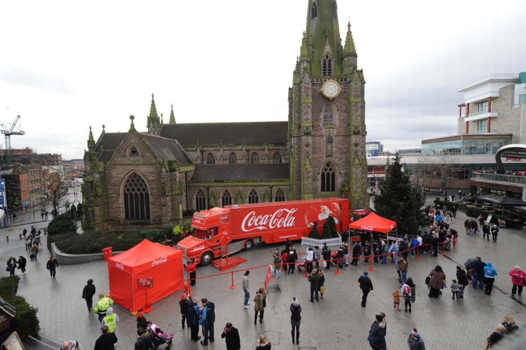 Świąteczna ciężarówka coca-coli nie przyjedzie w tym roku do Birmingham