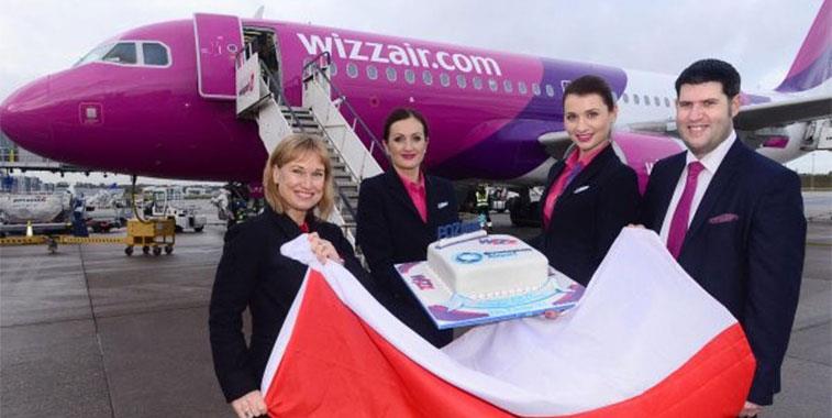 Wizz Air uruchomił loty pomiędzy Birmingham a Poznaniem