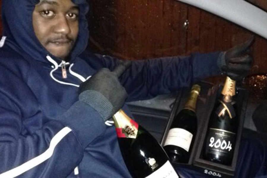 Złodzieje wpadli, bo nagrali wznoszenie toastu skradzionym szampanem