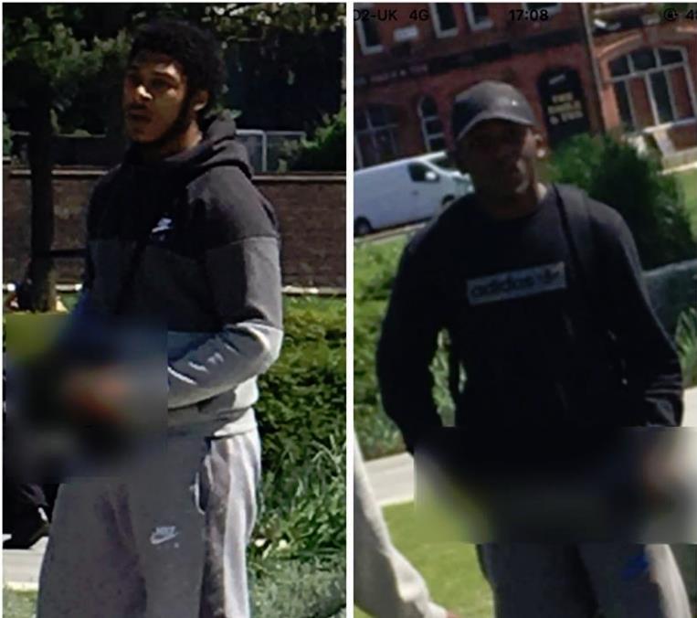 Policja prosi o pomoc: Mężczyźni grozili maczetą i bronią w Millennium Point Park