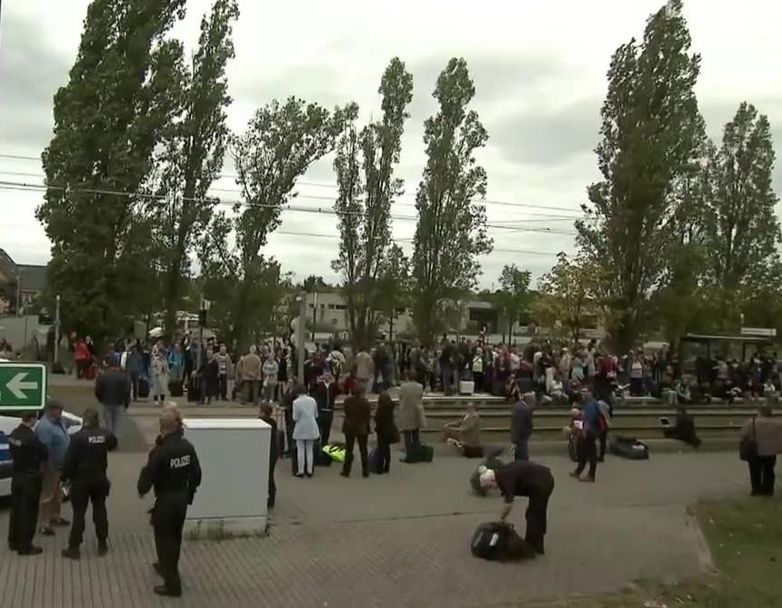 Pasażerowie obawiali się ataku terrorysty. Natychmiastowa ewakuacja pociągu w Niemczech