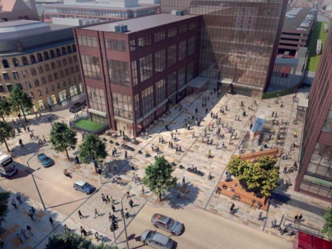 Plan przebudowy Snow Hill Square