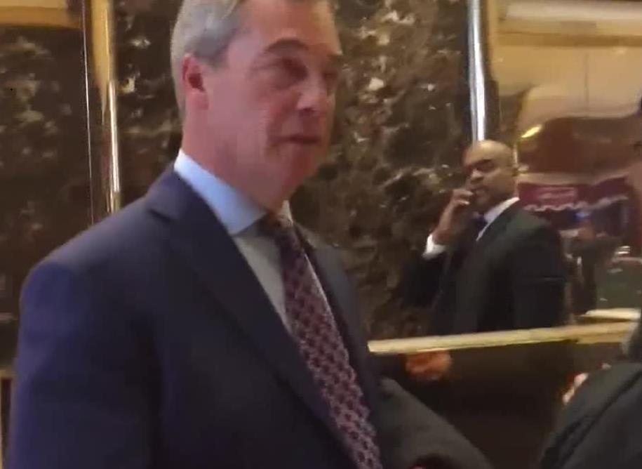 Nigel Farage spotkał się z Donaldem Trumpem