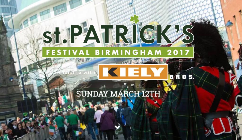 Parada św. Patryka w Birmingham