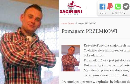 Odnaleziony Polak potrzebuje pomocy!