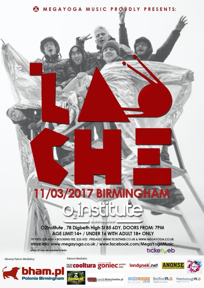 Konkurs: Wygraj bilet na koncert Lao Che w Birmingham