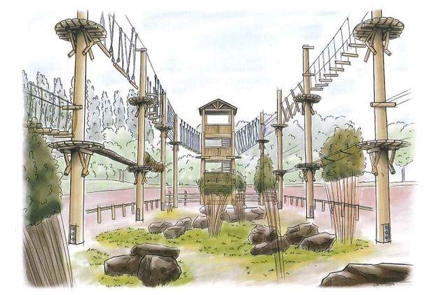 W Cannon Hill Park może powstać park linowy