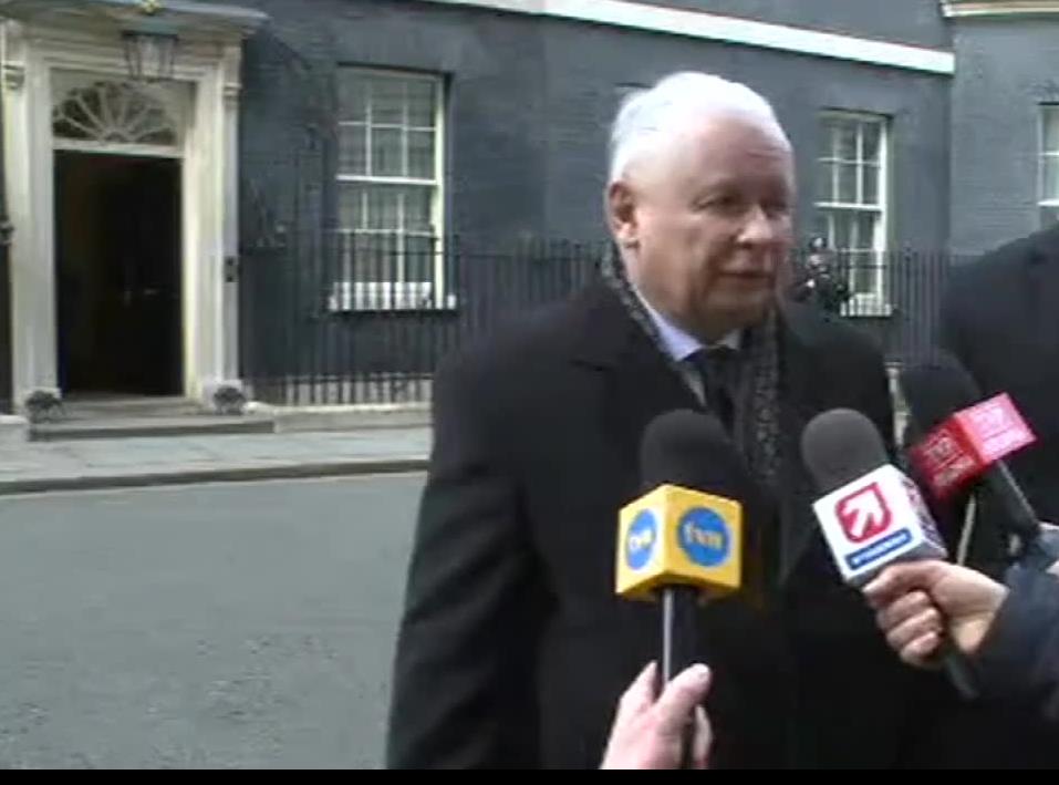 J. Kaczyński: Z Theresą May rozmawialiśmy o przyszłości Polaków w W. Brytanii