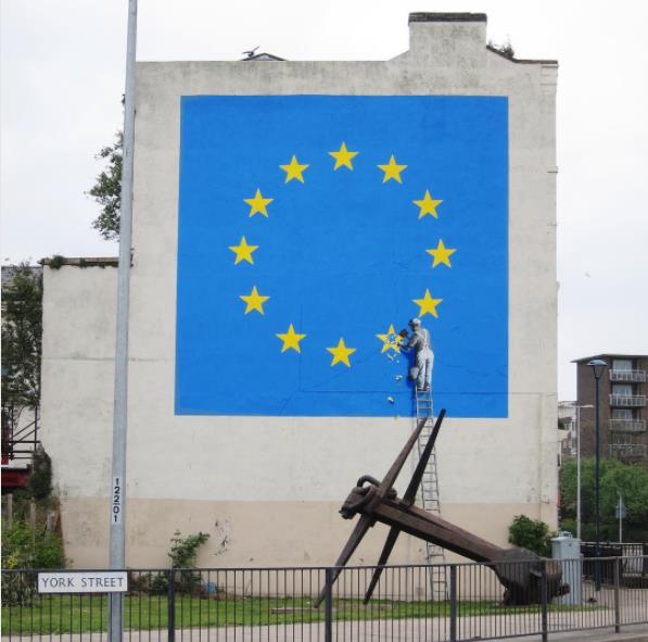Brytyjski artysta Banksy narysował Brexit