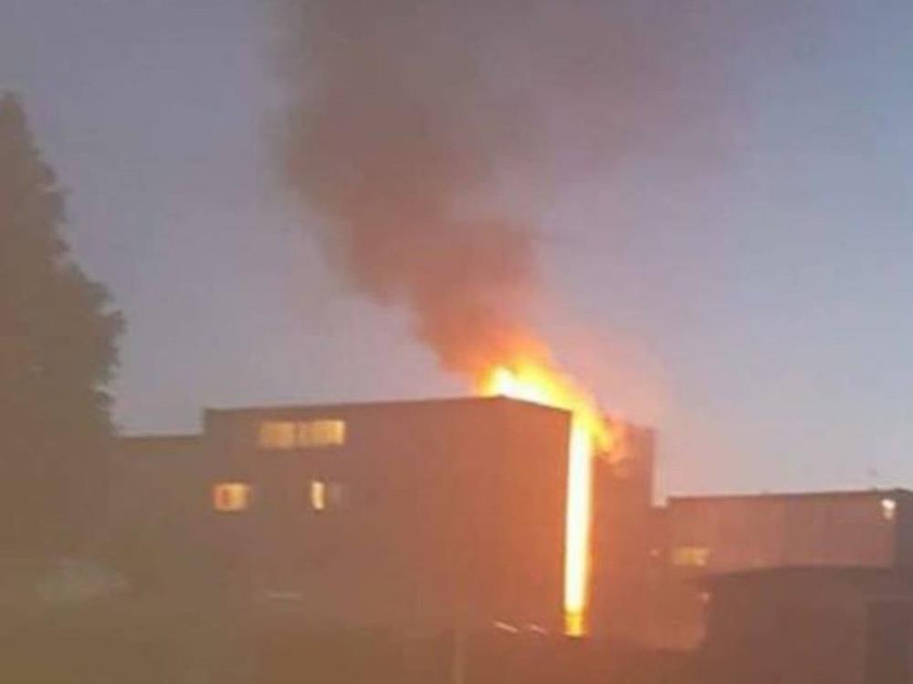 Dwóch nastolatków aresztowanych w związku z pożarem bloku w Tipton