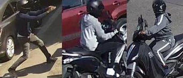 Uwaga na złodziei poruszających się na skuterach!