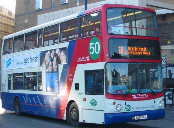 Transport for West Midlands zlikwiduje 60 przystanków autobusowych w Birmingham