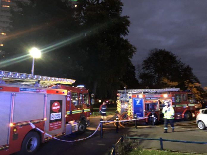 Pożar w wieżowcu Century Tower w Birmingham