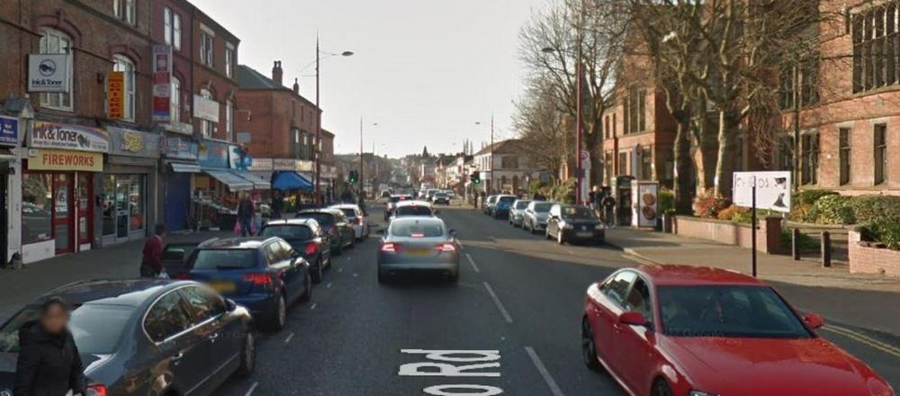 Droga A41 Soho Road w Handsworth została zamknięta przez policję