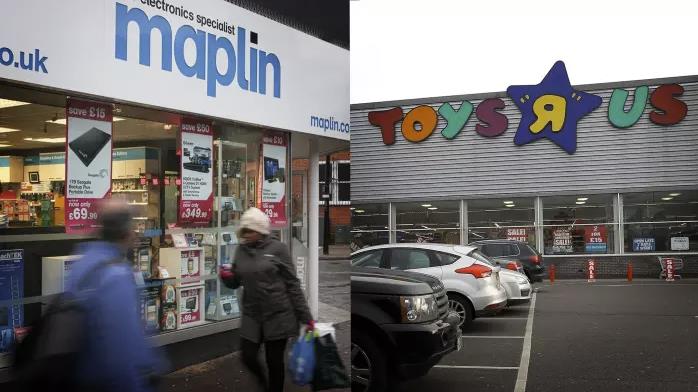 Maplin i Toys R Us upadają - pracę może stracić ponad 5,5 tys. osób