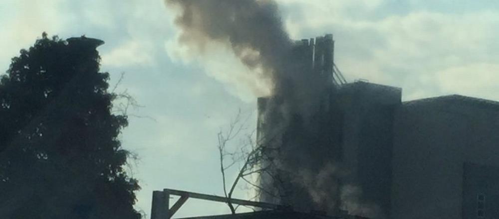 Pożar na oddziale położniczym University Hospital w Coventry