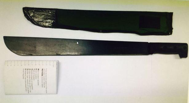 14-latek aresztowany za użycie maczety podczas bójki