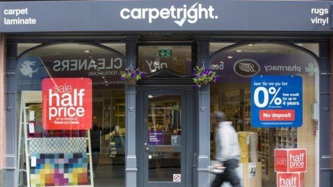 Carpetright ogłosił zamknięcie 92 sklepów