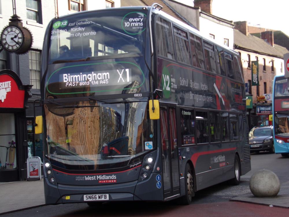 National Express oferuje dziś darmowy bilet całodzienny dla każdego pasażera w Birmingham