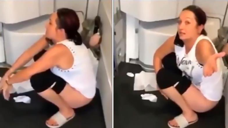 Pijana Polka nasikała na podłogę samolotu Wizz Air