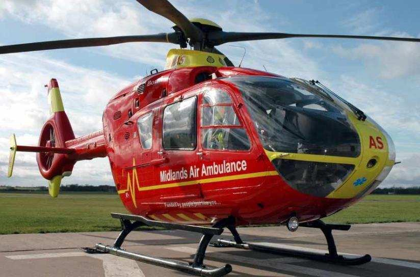 Helikoptery w Midlands uziemione z powodu usterki