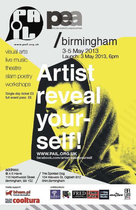 „Artist, Reveal Yourself” in Birmingham