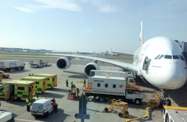 Dramat na Heathrow: 11 dzieci przewieziono do szpitala.