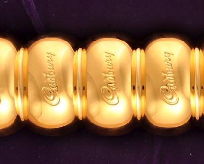 Czekolada Cadbury... na wagę złota