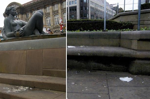 Victoria Square to szambo ze śmieciami po fast food-ach