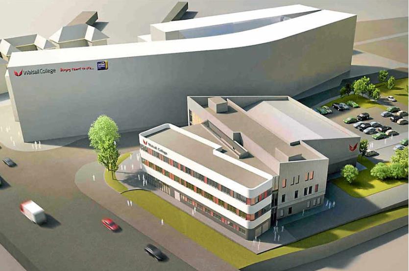 Walsall College przedstawił projekt centrum biznesowo-sportowego.