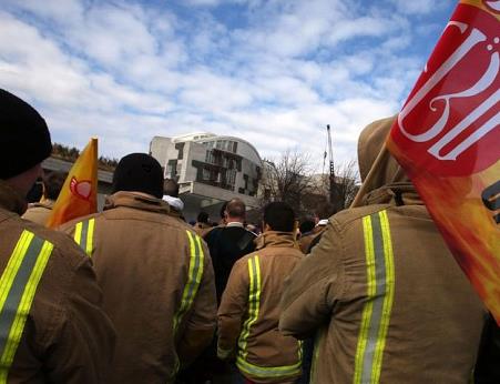 Strajk strażaków w West Midlands